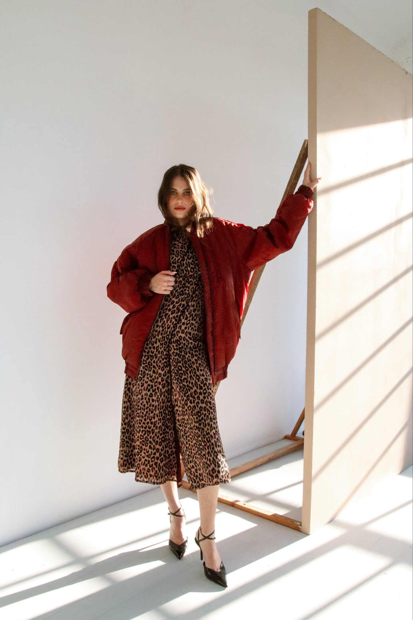 KAI bomber jacket - oxblood