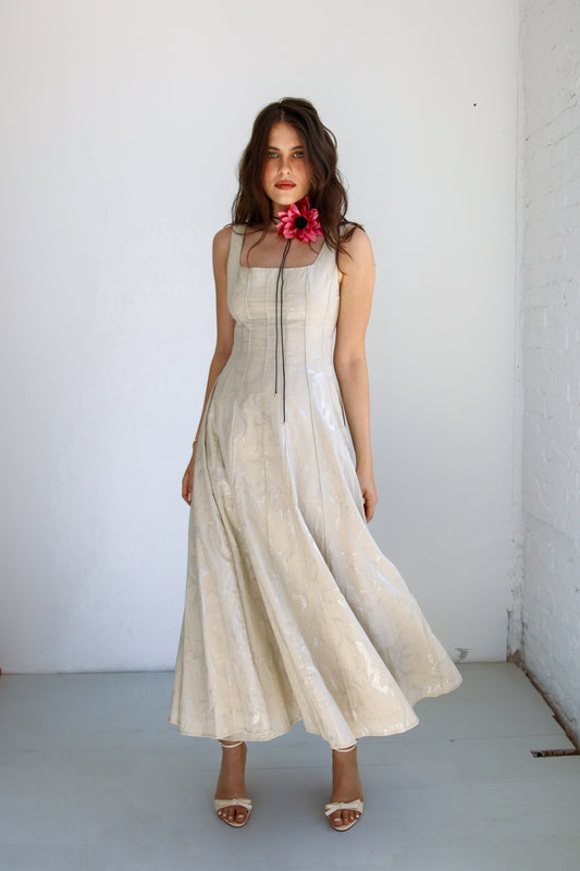 CAMILLE dress - sandstone