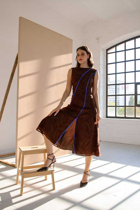 AUDREY dress - chocolate